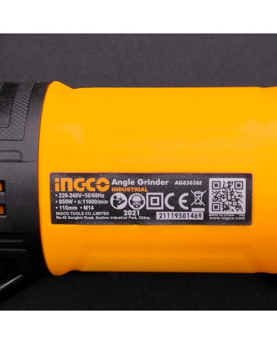 Ηλεκτρικός Γωνιακός Τροχός 850W 115mm