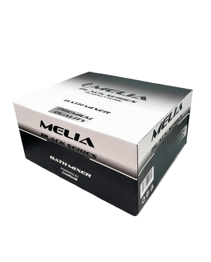 Μπαταρία αναμεικτική Cresman melia μπανιέρας black series