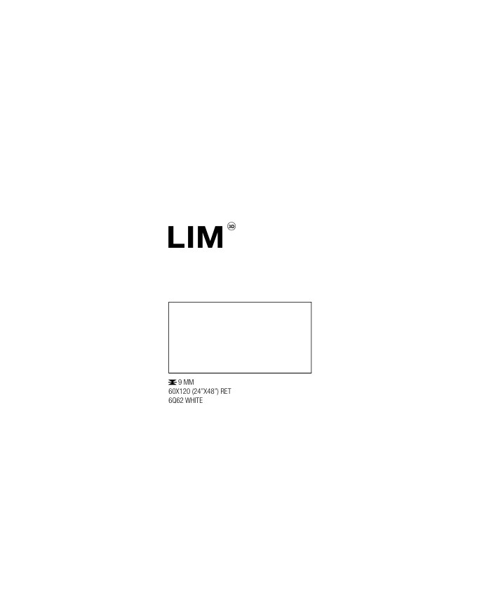 LIM WHITE 60X120